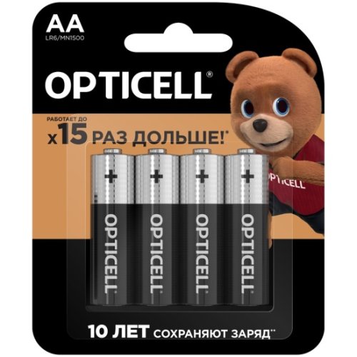 Элемент питания OPTICELL LR6 Basic BL4 AA (цена за 4 шт.) (батарейка) картинка 